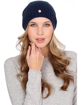 eshebo Kaschmirmütze Feinstrick 100% Kaschmir - Unisex - Viele Farben