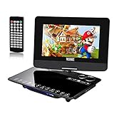 (kommt mit einem multifunktionalen tragbarer DVD-Player = 300 Classic Games Spiele 300 Spiele) + Disc mit 2200 mA wiederaufladbare Akku (zeigt keine Gefahr und Einflüssen durch Amazon für Menschen einschließlich Kindern und Babys) + Memory hält Funktion (weiter zu wo Sie es verlassen haben, sparen Sie Zeit und Mühe, können nur für DVD VCD DVD-9)) + kompatibel mit verschiedenen Formaten (DVD, VCD, JPEG, MP3, MP4, Zugriff auf USB-, SD-Karte bis zu 32 G. AV-Schnittstelle für TV anschauen von Filmen auf großen Display zu.)