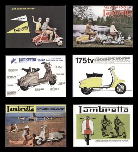 ArtofwheelsLambretta Scooter (Lambrettability) - 150 D LD, TV175 - Collectors Cards