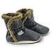 Snuggle Feet Classic Blue Leather Baby Boots | 24-36 Months