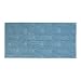 Produktbild Bailet B005SD-BL05 Flora Duschtuch, gekämmte Baumwolle, Blaue Lagune, 50 x 100 cm