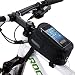 Produktbild DCCN Fahrrad Rahmentasche Oberrohrtasche MTB Fahrradtasche Handy Tasche (passend bis zu 5,5 Zoll) mit klaren PVC-Schirm (Type1)