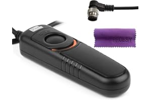 Pixel RC201-DC0 - Telecomando con cavo per fotocamera compatibile con Nikon Z9 D3 D4 D4s D5 D6 D800 D850 D800E D810 D810A D700 D500 D300 D200 F6 F100 F5 F90X F90X 0X 0N9 0 s D1X D2H D3X Compatibile