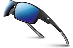 RIVBOS Sonnenbrillen Fahrradbrille Radsportbrillen Sportbrille für damen herren Polarisierte TR90 Superleichtes Unzerbrechlicher Rahmen UV400 Wandern Laufen Golfen und Fischen RB831(RB861)