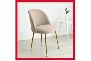 HOOWARM Fundas Elásticas de para sillas de Comedor 1/2/4/6 Piezas Funda para Silla de Oficina de sin reposabrazos semicírculo,nórdica Moderna Arco para Silla,Funda para Silla de Oficina