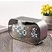 Produktbild Digitalwecker 4 Farben Bluetooth-Lautsprecher Wecker UKW-Radio Stereo-Dual Funkgeräte LED-Display Spiegel Spieluhr Subwoofer Portable Audio
