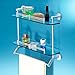 Produktbild MENA Home/Space Aluminium Badezimmer Racks Badezimmer Wand Glas Multifunktions WC Waschbecken Double - Regal