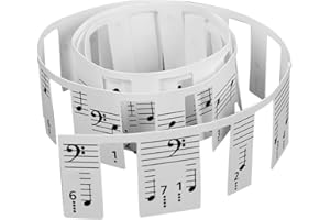 Wisyurt Guide des Notes de Piano pour DéButant, éTiquettes de Note de de Piano Amovibles 88 Touches Pleine Taille, Pas Besoin D'Autocollants, avec BoîTe