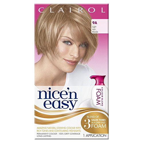 Clairol Nice'n Easy Colour Blend Foam Permanent Hair Colour - Light Ash Blonde 9A
