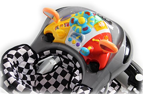 Clamaro Gehfrei Lauflernwagen „MaxMobil“ mit Anti-Rutsch Funktion, Lauflernhilfe mit Musikfunktion, Schaukelfunktion und Spielcenter – wählbar in 2 Modellen in 3 Farben - 3