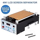 Genaue Temperaturkontrolle: Mit Mikrocomputer diese Screen Separator wird von PID Temeraturkontrolle-Technik gesteuert, dass diese Gerät schnelles Vorwärmen, sehr genaue Teperaturkontrolle ermöglicht. Es ist sehr stabil, temperaturkonstant. Haben Sie Keine Sorgen über Beschädigung des Bildschirms mehr durch Überhitzung