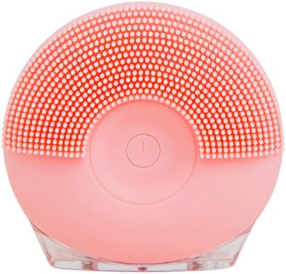 ZealBea Focus Face cleanser and Massager Brush, IPX5 Waterproof Facial Cleansing Brush Gentle Exfoliation and Sonic Cleansing for All Skin Types(Pink)