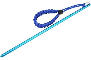 ALOMEJOR Immersione Puntatore Bastone in Lega di Alluminio Scuba Diving Noise Maker Bastone Puntatore Asta con Regolabile Accessori per Cordino da Polso