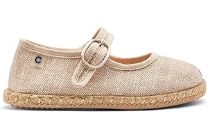 Conguitos Espadrilles d'été pour Enfants - Sandales d'été en Corde avec Talon compensé pour Fille Confortables