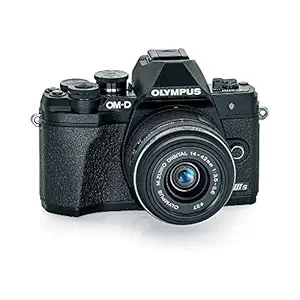 Olympus OM-D E-M10 Mark IIIs Black Body with Black M.Zuiko Digital 14-42mm F3.5-5.6 IIR Lens, V207111BU000