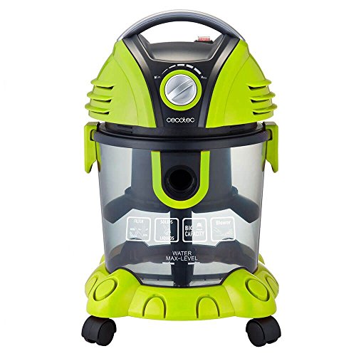 Staubsauger Feststoffen und Flüssigkeiten Wet & Dry Cecotec. 1400 W. Hepafilter und Wasserfilter. Leistungsregler. Funktion mit Zusatzdüse. Fassungsvermögen 15 L. Zubehör.