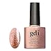 R01 Champagne Copper Pink Fine Glitter Gel Polish |GDI Nails - Sizzling Champagne, A Semi sheer champagne copper pink shade - Professional Salon & Home Use - 8ml - 14 Day High Gloss Wear - No Nicks Chips or Smudges - EU Approved - Designed in UK - Requires drying under UV or LED lamp - Money Back Guarantee