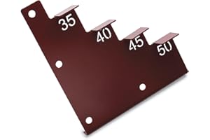 Robert Sorby WPROSET ProEdge Angle Set - Woodturning Tool for Precise and Repeatable Bevel Angles for Fingernail or Long Grind Gouges - Chisel Sharpener Guide