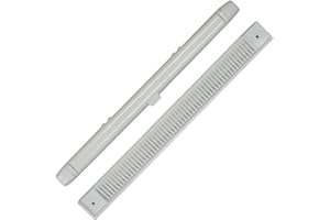 AIRAWAY Lot de 5 fentes d'aération Blanc de 263 mm pour fenêtres en uPVC, double vitrage et fenêtres en bois - Réduit la condensation, l'humidité et la vapeur dans les fenêtres - Entièrement réglables