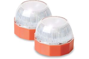 RAYPOW Pack2 Luz De Emergencia Para Coche Homologado DGT De 16V, Con Esta Luz Imantada Y Resistente A La Lluvia O Nieve, Conseguirás La Seguridad Ante Cualquier Posible Peligro En Carretera