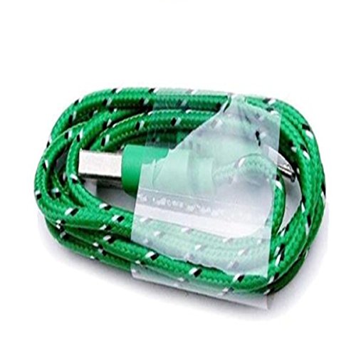 Huihong Super Lang Micro USB 3m 10ft Datenkabel Daten Sync Kabel LadegeräT FüR Handy (Grün)