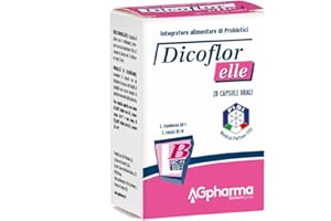 AGpharma Dicoflor Elle 28 Capsule Orali - Integratore Alimentare di Probiotici (Lactobacillus rhamnosus GR-1 e Lactobacillus reuteri RC-14)