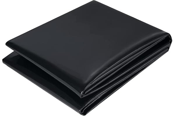 PALUDO Bâche pour Étang en PVC, Robuste Noire Bâche de Bassin 2M X 3M, Bâche Liner pour Bassin Flexible Durable Préformée pour Bassin à Poisson Cascade de Jardin, Fontaines, Jardins d'eau Cascades