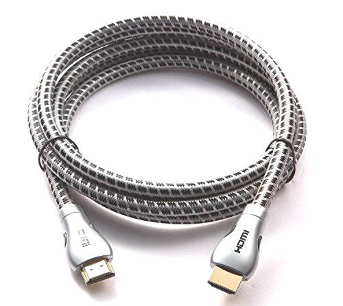 Ultra HD 4k HDMI Kabel 1.4a / 2.0 High Speed with Ethernet neues Kabel 3 fach geschirmt inkl. Stecker- und Kontaktschirmung 2160p Full HD 1080p 3D ARC CEC – 1.5m IBRA TITANIUM - 7