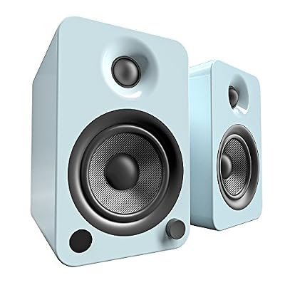 Kanto Enceintes bibliothèques YU4 avec préampli phono et bluetooth - (sarcelle brillant)