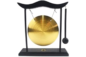 Hooshing Feng Shui Gong aus Messing für den Schreibtisch, Zen-Art, Heimdekoration, Einweihungsgeschenk