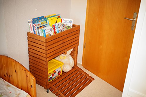 MultiBox M GartenBox BücherBox KräuterBox Hochbeet Rollwagen B72 x T32 x H80 cm - 4