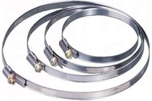 MKK® - Fascetta stringitubo, in alluminio, flessibile, Ø 140-160 mm