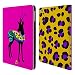 Produktbild Head Case Designs Gazelle Gemustert Tiere Silhouettes Brieftasche Handyhülle aus Leder für iPad Air (2013)