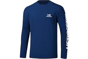Bassdash Homme Manches Longues T-Shirt Anti-UV UPF 50+ T-Shirts de Pêche pour Hommes FS31M