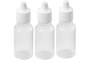 VASANA 50 contenitori vuoti da 20 ml, in plastica, comprimibili, con tappo a vite, per la conservazione di liquidi e oli essenziali