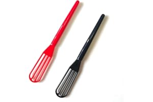 CMUYKIBU 2 Pièces Fouet Petit, Fil Fouet Ensemble Fouet De Coiffure En Plastique Salon Barber Cheveux Couleur Teinture Crème Fouet, Cuisine Ballon Mélangeur Agitateur Outil