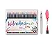 Produktbild TOPmore Aquarell Pinselstifte-Set – 20 bunte Farben + 1 Wasserpinsel zum Vermischen der Farben, flexibel,Brush Pens Set, Ideal für Erwachsene Malbücher, Manga, Comic, Kalligrafie (20 Farben)