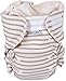 Popolini UltraFit Interlock Disposable Nappy Soft Sand-Natural