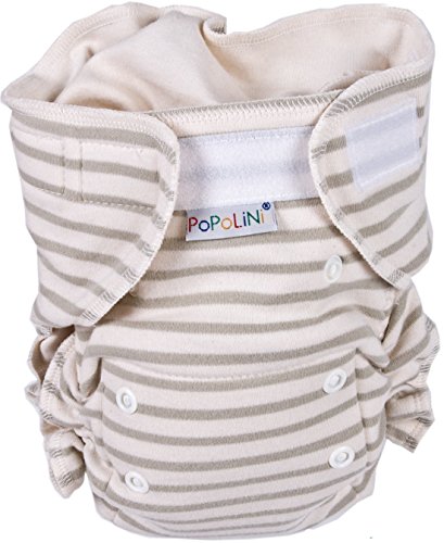 Popolini UltraFit Interlock Disposable Nappy Soft Sand-Natural