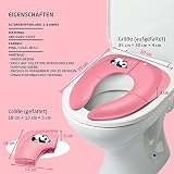 Jerrybox Faltbare Toilettensitze für Kinder/Baby, Tragbarer Reise WC Sitz, Kleinkind Töpfchen mit Aufbewahrungstüte - 3
