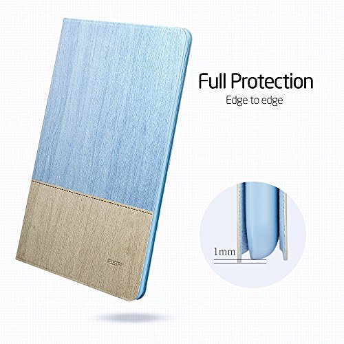 Neues iPad 2017 iPad 9.7 Zoll Hülle, ESR® Städtisch Serie Cover Auto aufwachen / Schlaf Funktion Smart Case und Einstellbarem Blickwinkel Funktion Schutzhülle für Neue iPad 9.7 2017 (Klarer Himmel) - 3