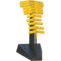 Bondhus 6er Set T-Griff Sechskant-Schlüssel – 2–6 Mm, 22,9 Cm Lang, ProGuard Finish