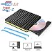 Produktbild Externes DVD Laufwerk USB 3.0 DVD Brenner Portable USB C DVD/CD Laufwerk Slim RW DVD/CD Brenner Superspeed Tragbare CD Laufwerk für Windows10/7/8, Mac, MacBook Air/Pro, Winows, Linux