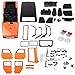 Produktbild Qiuxiaoaa RC-Shell-Gehäuse 1/10, 313mm Radstand RC-Karosserie, Kunststoff für 1/10 RC-Car-Jeep-Wrangler-Axial-SCX10-II 90046/90047 TRX4-Kit, (Orange)