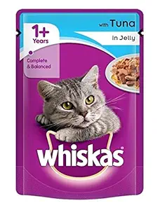 Whiskas Wet Cat Food, Tuna in Jelly, 85 g [Pack of 6]