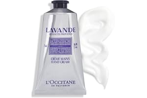 L'OCCITANE - Crème Mains Lavande A.O.P - Enrichie En Beurre De Karité - Hydratante & Nourrissante - Mains Sèches - 75ML