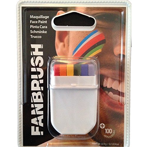 Rainbow Flag Gay Pride Face Paint - Ideal For Marches and Events by 1000 Flags