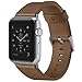 Price comparison product image Belkin Classic Leather Apple Watch Strap for 42 mm Apple Watch Series 1, Series 2 and Series 3, Made from Genuine Italian Leather - Tan Brown