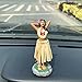 Price comparison product image Hula Girl,SMYER Posing Mini Dashboard Doll Raffia Skirt, Hawaiian Gifts for Decoration 4.5"High