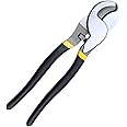 BYKVORL 10 Inch Heavy Duty Cable Cutter, High Leverage, Non-slip Handle, One-hand Operation, Cuts Aluminum, Copper, Communications Cable, 15mm/0.59in